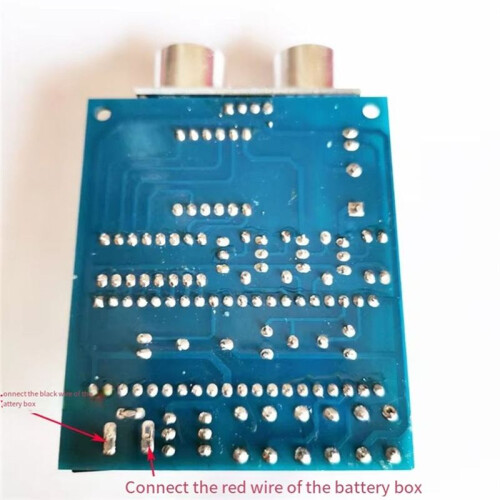 51 Single-Chip Microcomputer Ultrasonic Distance Measuring Equipment Parking Sensor Alarm HC-SR04 Module DIY Kit 1