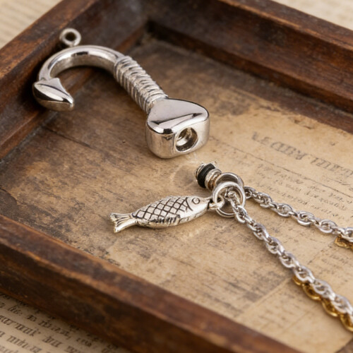 Bijoux commémoratifs de collier de crémation d'acier-Or rose 2