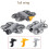Flight Tail for  NEO 2, Aerodynamic Stabilizer Rear Wing for Enhanced Flight Performance Grey 2
