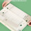 Handmatige papiervouwmachine Draagbare plastic papiervouwmachine 11