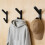 Syurdy Plastic Coat Rack Alternative With Multiple Hanging-Gray 3