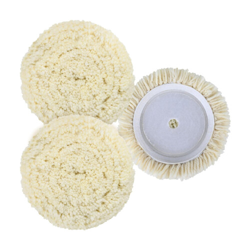 3Pcs Strong Wool Buffing Polishing Pad For Secure Paint-6IN 1
