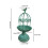 Decorative Candlestick Metal Flower Binding Birdcage-Grey 4