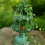 Decorative Candlestick Metal Flower Binding Birdcage-Grey 9