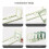 Plastic Books Stand Books Holders Books-Gradient blue 6