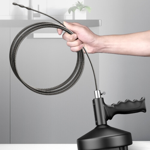 Efficient Hand Crank Drain Opener With Flexible 17 Foot-7M 2
