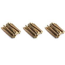 45Pcs Natural Silvervine Sticks for Catnip Sticks Matatabi Chew Sticks Teeth Molar Chew Toys for Cat Teeth Cleaning