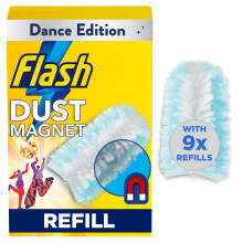 Flash Dust Magnet Duster Sunkissed Refills 9X, Traps & Locks 3X More Dust & Hair Vs Traditional Feather Duster