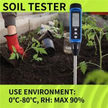 Soil Nutrient Meter Quick-Acting Nitrogen Analyzer Fertility Tester Gardening Agriculture LED Soil Tester LY606+LY601