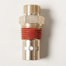 CAC-437-2 Air Compressor Check Valve,Brass 1/2 NPT & 1/2 CFPC Fittings in Valve Replacement,0.75 X 0.75 X 2.13 Inches