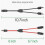 6X Solar Y Branch Cable Connectors,Solar Cable Parallel Adaptor in Pair for Solar Pane,Cable Wire Plug Tool Kit 3