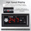 4X Fan Temperature Controller, 12V PWM 4-Wire Fan Speed Controller Module with Temperature Probe for 3A Fan PC 5