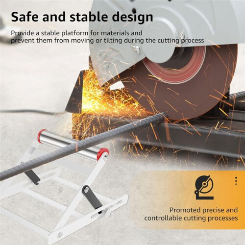 2Pcs Adjustable Cutting Machine Support Frame,Foldable Cutting Machine Work Support Stand, Cutting Machine Attachment 1