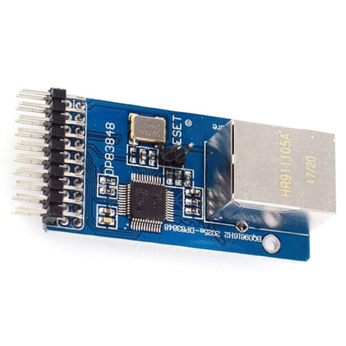 2X Módulo de Red DP83848 para Placa de Desarrollo de Interfaz de Módulo Ethernet, Transceptor de 3,3 V 2