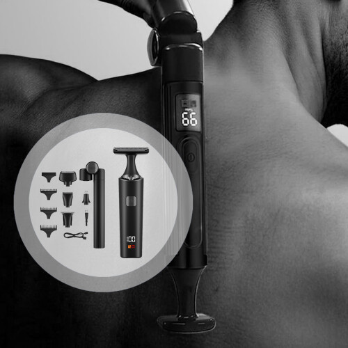 Draagbare USB C-oplaadhaarknipper voor mannen met procentuele 1