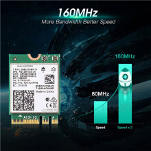 2X Carte Réseau Sans Fil WiFi 6E AX210 5.3 M.2 5374 Mbps 2,4 GHz 5 GHz 6 GHz 802.11ax Adaptateur WiFi pour PC Portable