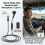 Type C Single Earbud with Mic, Wired Mono Earphone Inline Control Sleep Headphone for Driving, Calls, Work 7