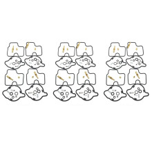 12 Set for CBR900RR S33BJ 1996-1999 CBR 900 Motorcycle Carburetor Repair Kit Floating Needle Gasket Parts