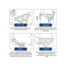 Adjustable Adult Hernia Belt Inguinal Groin Support Inflatable Hernia Bag for Elderly Adults Inguinal Hernia Care L
