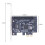 2X Placa Gráfica PCI e para Desktop para Placa Adaptadora  de 2 Portas Placa de Expansão PCI e para  IDE Placa Adaptadora IDE de 3,5 Polegadas 3