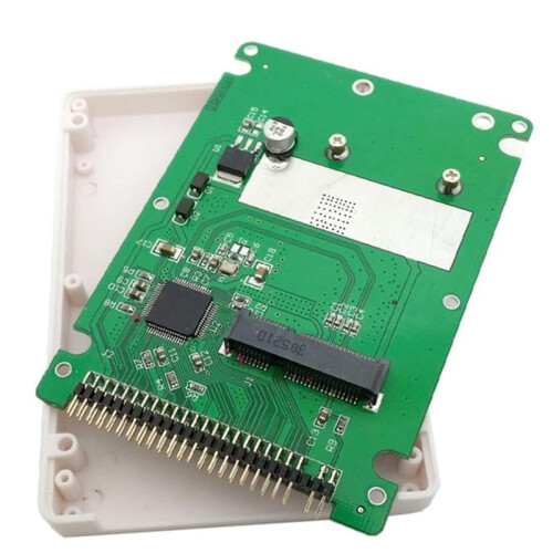 Adaptador  PCI-e MSATA  SSD para IDE 44 Pinos para Disco Rígido IDE de 2,5 Polegadas, Branco, para Laptop 1