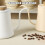 Moderne Kaffeekanne 600 ml mit ergonomischem Griff und-Silber 11
