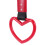 2X Heart Jdm Tsurikawa Ring for Subway Train Bus Handle Strap Charm Drift Universal 8
