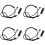 4X Bromsbeläggsslitagesensor Fram Passar för  E36 3-Serie Bromsslitagesensor 34351181338 1