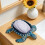Lovely Soap Tray Holder Draining for Kitchen And-Deep Blue 8