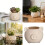 Joli pot de fleurs en forme de cochon fabriqué à la main-Blanc 3