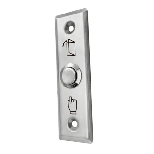 2X Stainless Steel Exit Button  for Lock Door Access Control System Door Push Exit Door Release Button Alloy 1