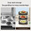Multi Layer Stackable Plastic Kitchen Shelves for Efficient Food Preparation and Space Saving Storage 6