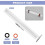 Polymer Clay Roller Tools,2Pcs Clay Rolling Pin,Acrylic Rolling Pin with Thickness Rings,for DIY 7