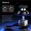 Y04 Wireless Game Controller with Receiver for /PC/PS4 - Hall Effect Joystick 6-Button Layout Arcade Gamepad Black 4
