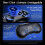 Y04 Wireless Game Controller with Receiver for /PC/PS4 - Hall Effect Joystick 6-Button Layout Arcade Gamepad Black 5