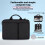 Laptop Bag Handbag 13.3 Inch for   Notebook Shoulder Sleeve Protective Computer Case Silver 2