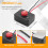 2X  12V2A Adhesive Base Push Button Momentarily Action Wired  for Automobiles 9