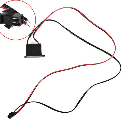 5pcs  12V  Neon EL Wire Power Driver Controller for 1-5M Glow Cable Strip Light Inverter Supply Adapter 2