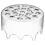 Silicone Grid Insert Flexible Floral Stem Holder For-Clear 1