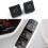4X Window  Button Covers for   W204 W212 C E Glk Class, Front Left+Right 3