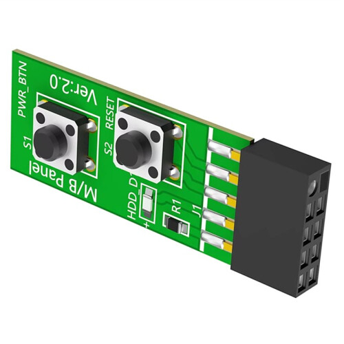 10 Pin Reset/Power /OFF  Motherboard Adapter Card for /Off Testing Without Chassis for Desktop PC Computer 2