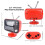 Console per Videogiochi Retrò con 300 Giochi Classici Integrati, 216 Giochi per Giocatore Singolo e 84 Giochi per Due Giocatori, Controller Wireless 7