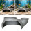 Pot forme Aquarium décoration abri maison grotte avec 2-Blanc 4