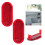 4Pcs Red Interior Door Panel Warning Light Cap Reflector for  Beetle Caddy  6Q0947419 2