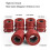 9PCS Wheel Stud Rust Removal Tool Set for Automotive Bolt Derusting and Hub Cleaning 4