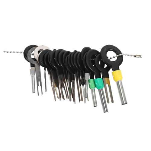 42Pcs Terminals Removal Key Tools Set for Car, Auto Electrical Wiring Crimp Connector Pin Extractor Puller Remover 2