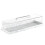 2X Rectangular Serving Tray with Lid Marbleized Grain Rectangular Cake Stand Acrylic Cake Holder 2