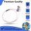PT100 Temperature Sensor Pipe Superficial Mount Probe Platinum Resistance RTD Thermal Detector ,2m 4