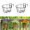 Supports de pots de fleurs suspendus en métal, cadre de Support 4