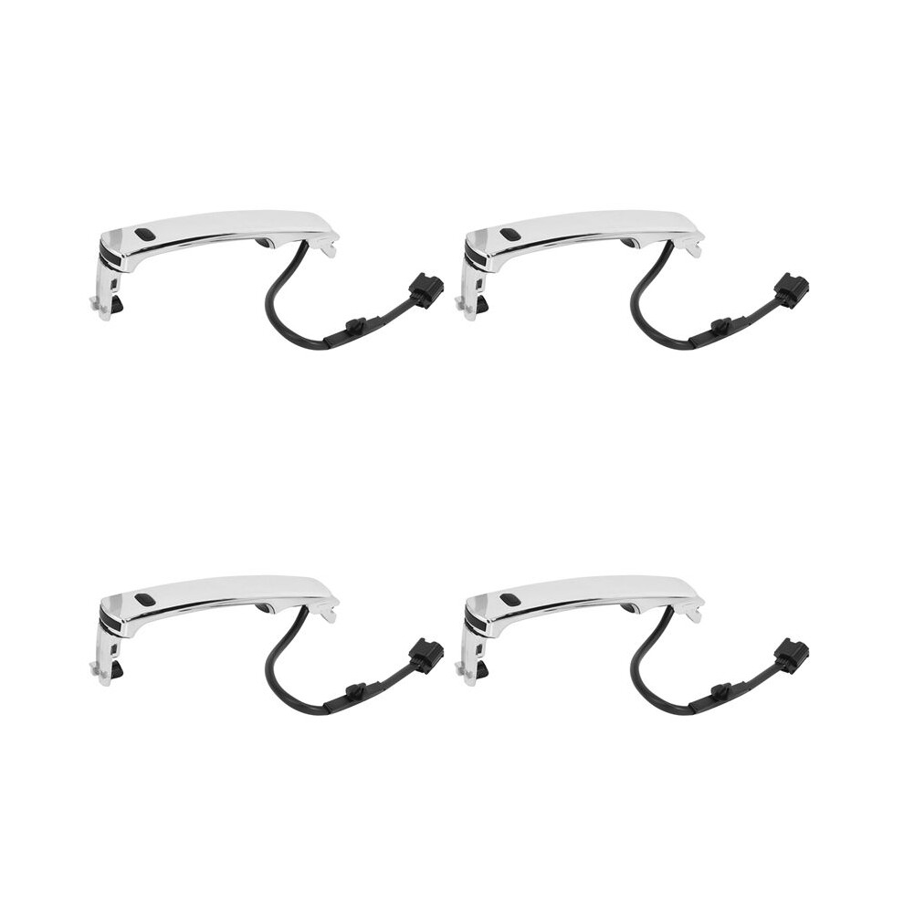 4X Car Chrome Outside Left Door Handle For Rogue 2010-2013 80640-Ca012 80640Ca012 80645-Ca000 80645Ca000 6033019171533